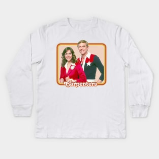 The Carpenters // Retro 70s Aesthetic Fan Design Kids Long Sleeve T-Shirt